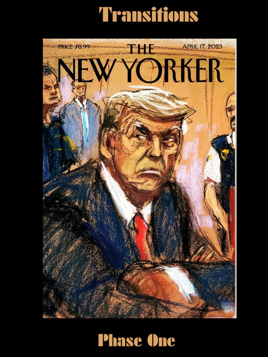 New Yorker Magazine CoverTrump Indictment